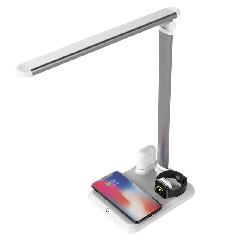 4 in 1 LED Desk Lamp Light Wireless Charger