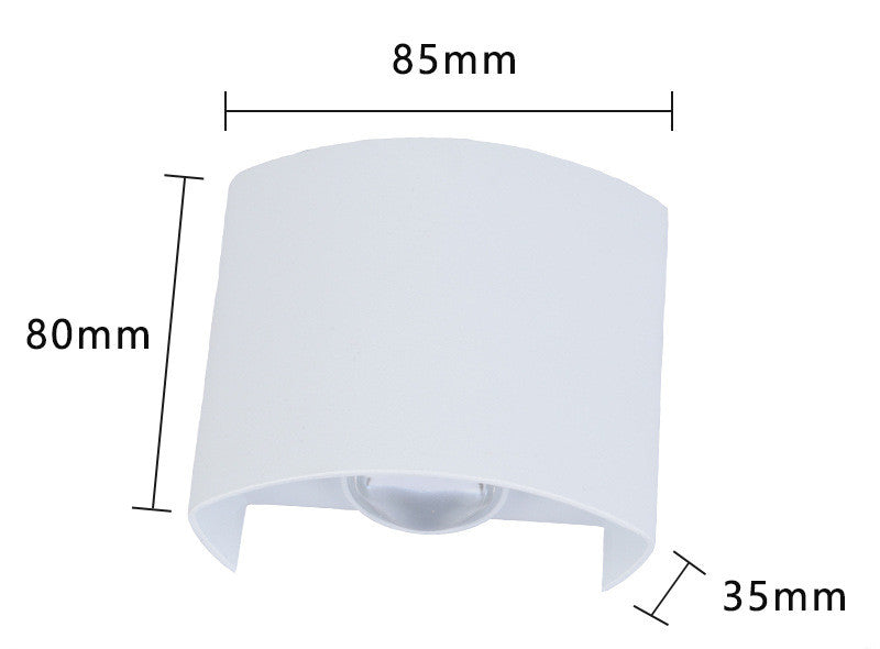 Outdoor Rainproof Led Wall Lamp Outdoor Spotlight Courtyard