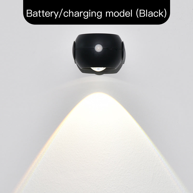 Adjustable Angle Human Sensing Light, Wireless Sunset Light