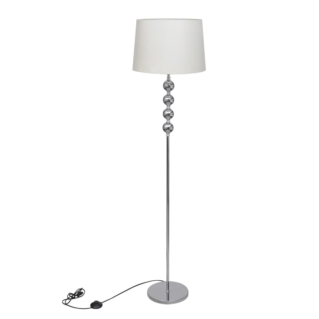 floor lamp with 4-sphere decorative element floor lamp