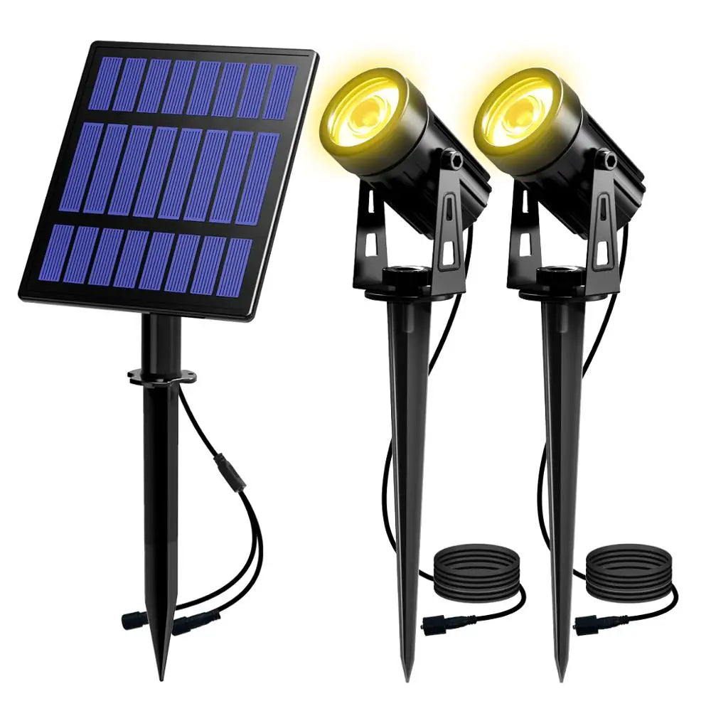 Solar Powered Spotlight IP65 Solar LED Light Outdoor