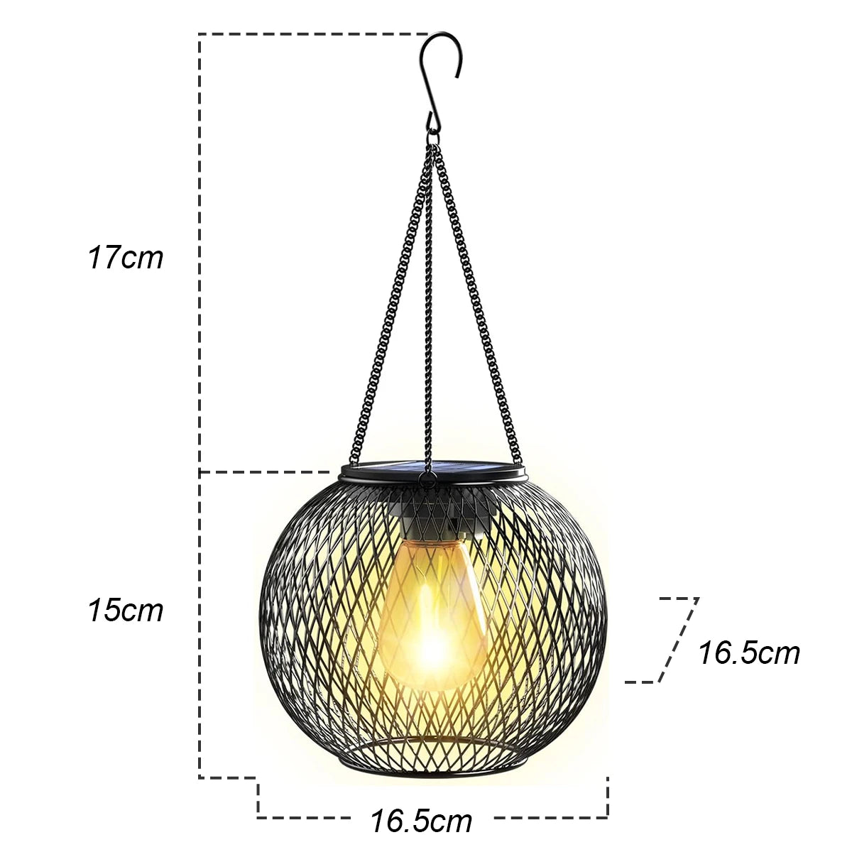 Solar Lantern Led Light Daylight Sensor Garden Lamps Lights