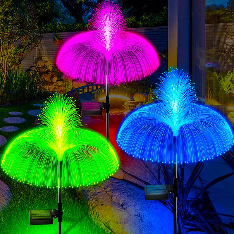 Solar LED Jellyfish Lights Outdoor Garden Decor Lawn Light