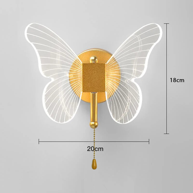 LED Pendant Light Fixture Butterfly Hanging Lamps