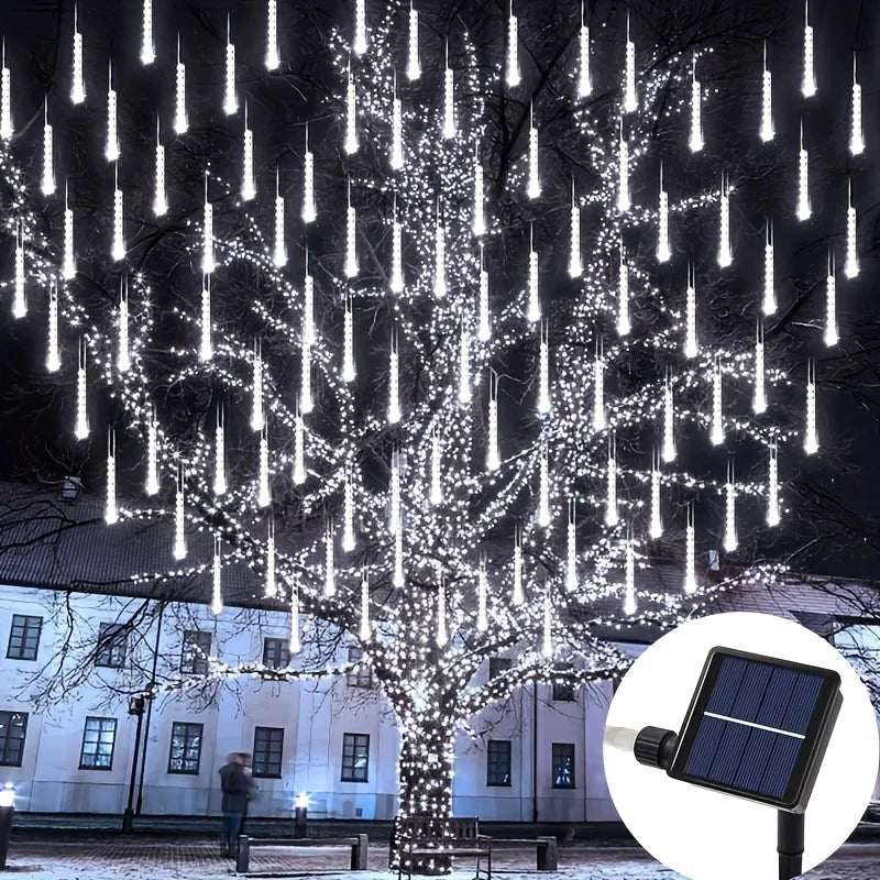 1pc 30CM Solar Meteor Shower Lights Icicle Lights Outdoor