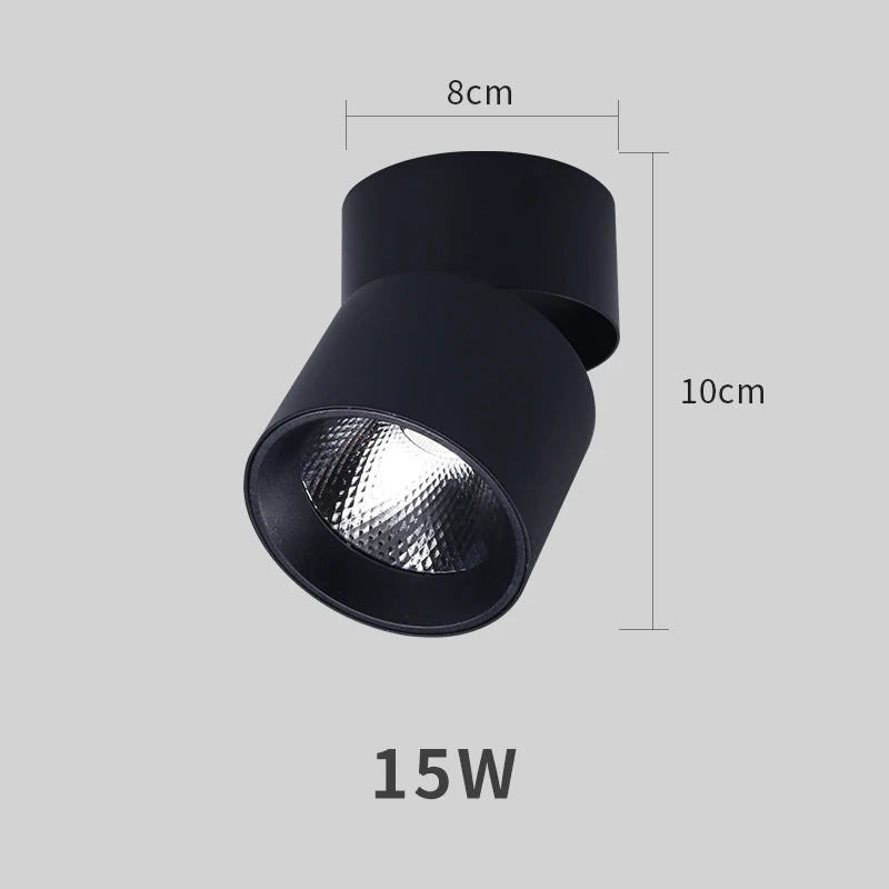 Dimmable LED Downlight Foldable Ceiling Spotlight