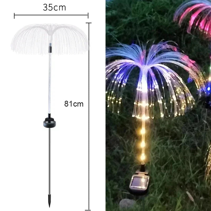 LED Solar Jellyfish Garden Lights Outdoor Waterproof Christmas Ornaments