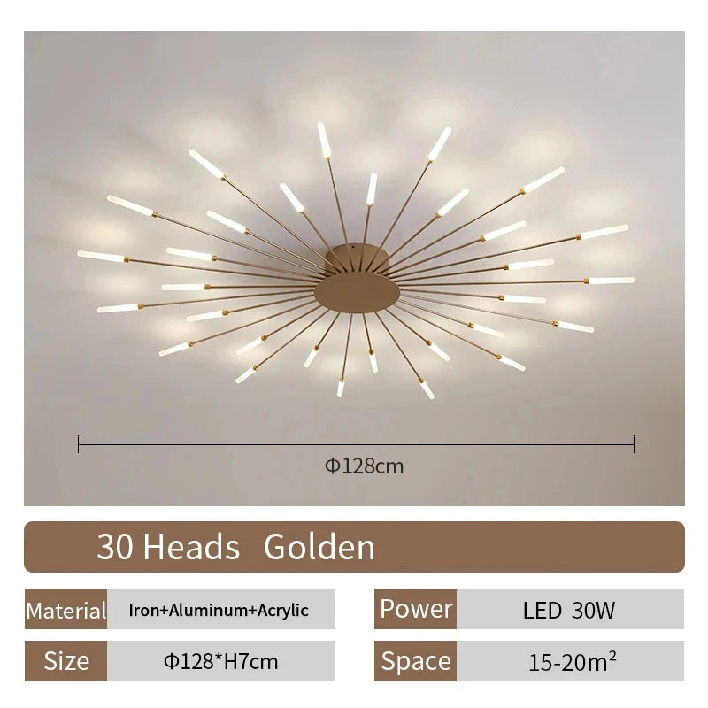 Living Room Light LED Ceiling Lamp Modern Indoor Lighting