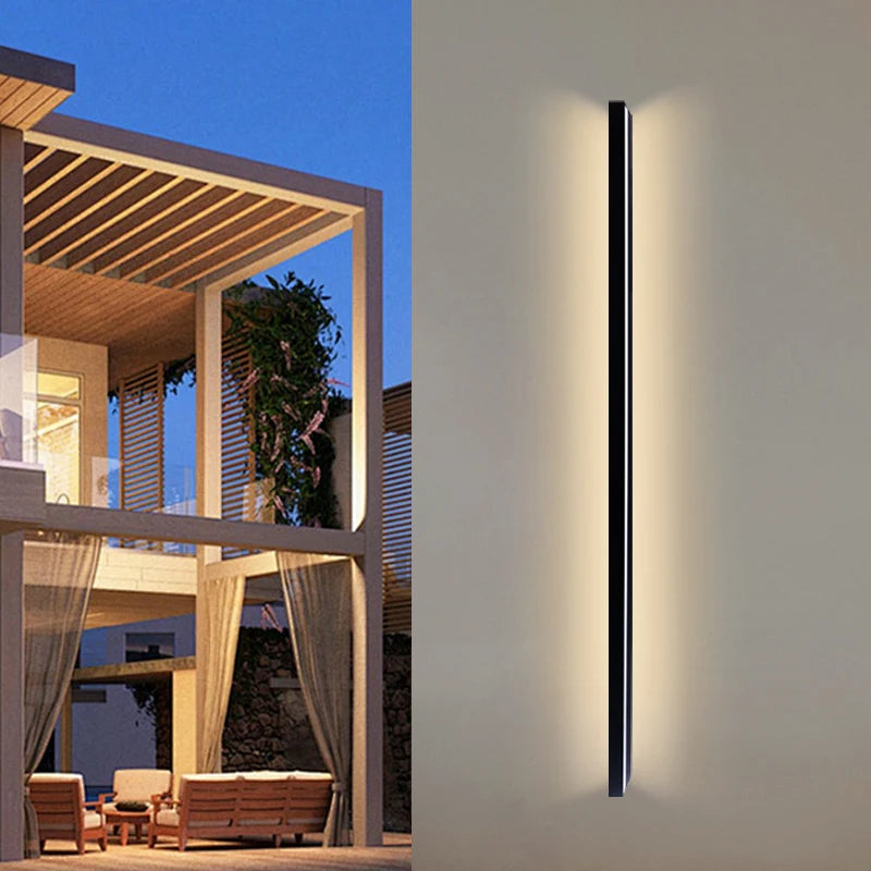 Waterproof Modern Long Strip 85-256v OutdoorDecoration