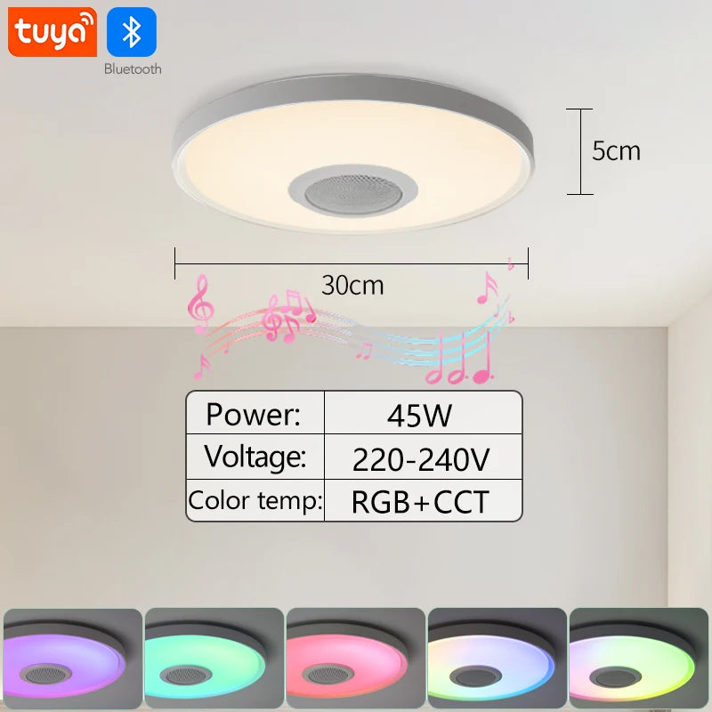 TUYA Ceiling Lamps Modern Music Light RGB Home Lighting