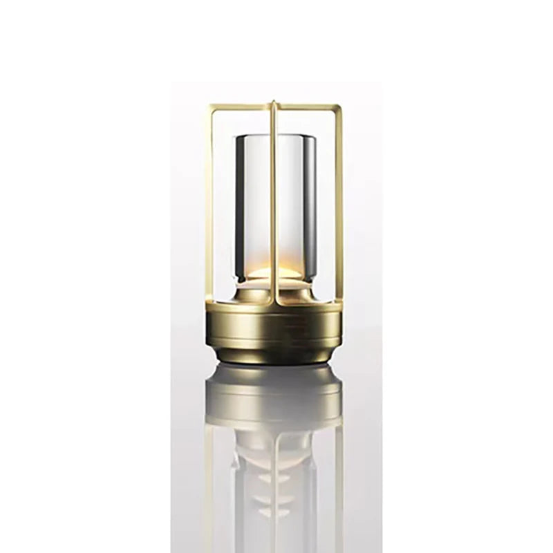 Table lamp LED crystal desk lamp Plastic touch night light