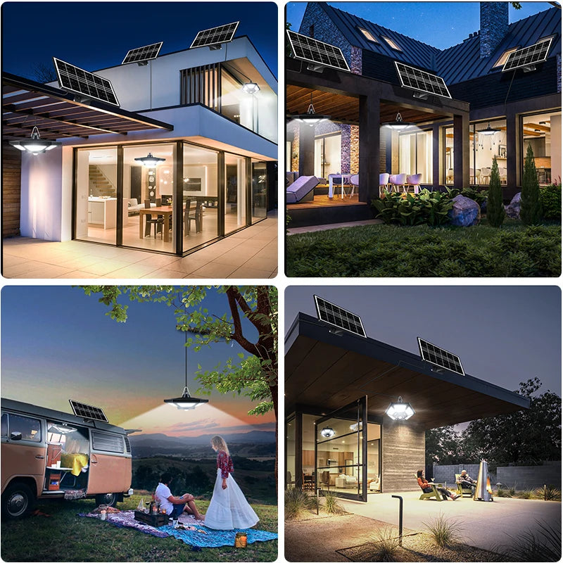 Solar Shed Light Motion Sensor 5 Lighting Modes for Garage Patio Barn