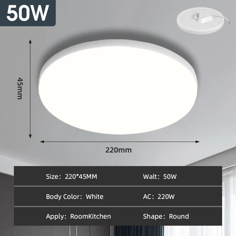 Led Ceiling Light 220v Modern Ceiling Lamp Led Panel