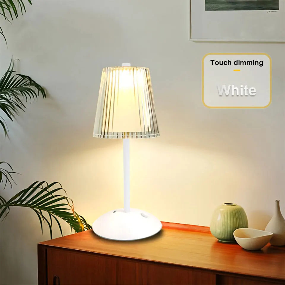 LED Table Lamp Touch Sensor Rechargeable Night Light