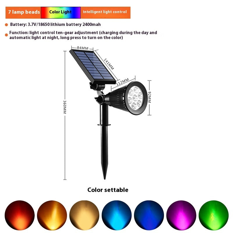 Solar Powered Outdoor Super Bright Rainproof Lawn Light