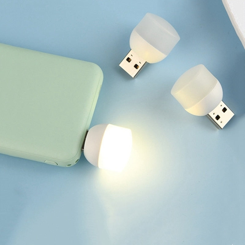 Flashing Candle Lights Book Lamp for Power Bank