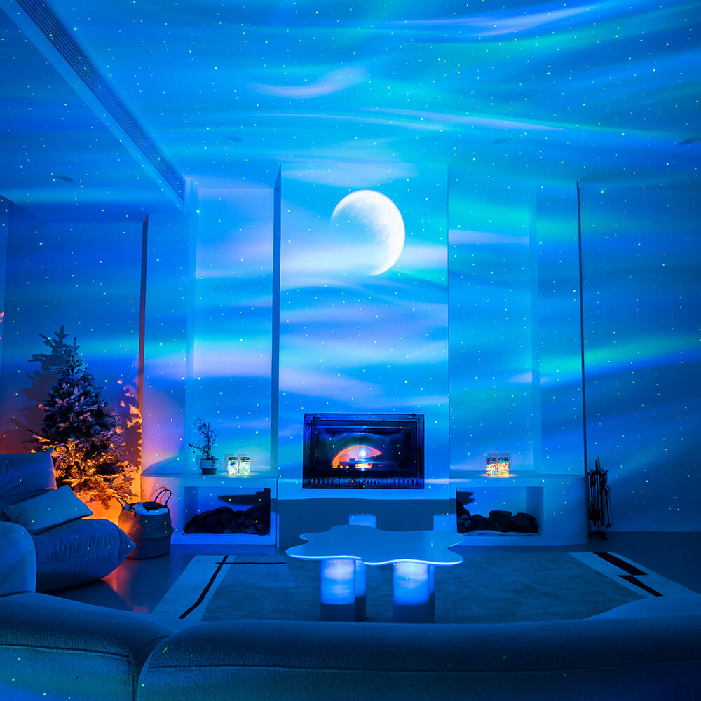 Moon Galaxy Night Lights Bluetooth