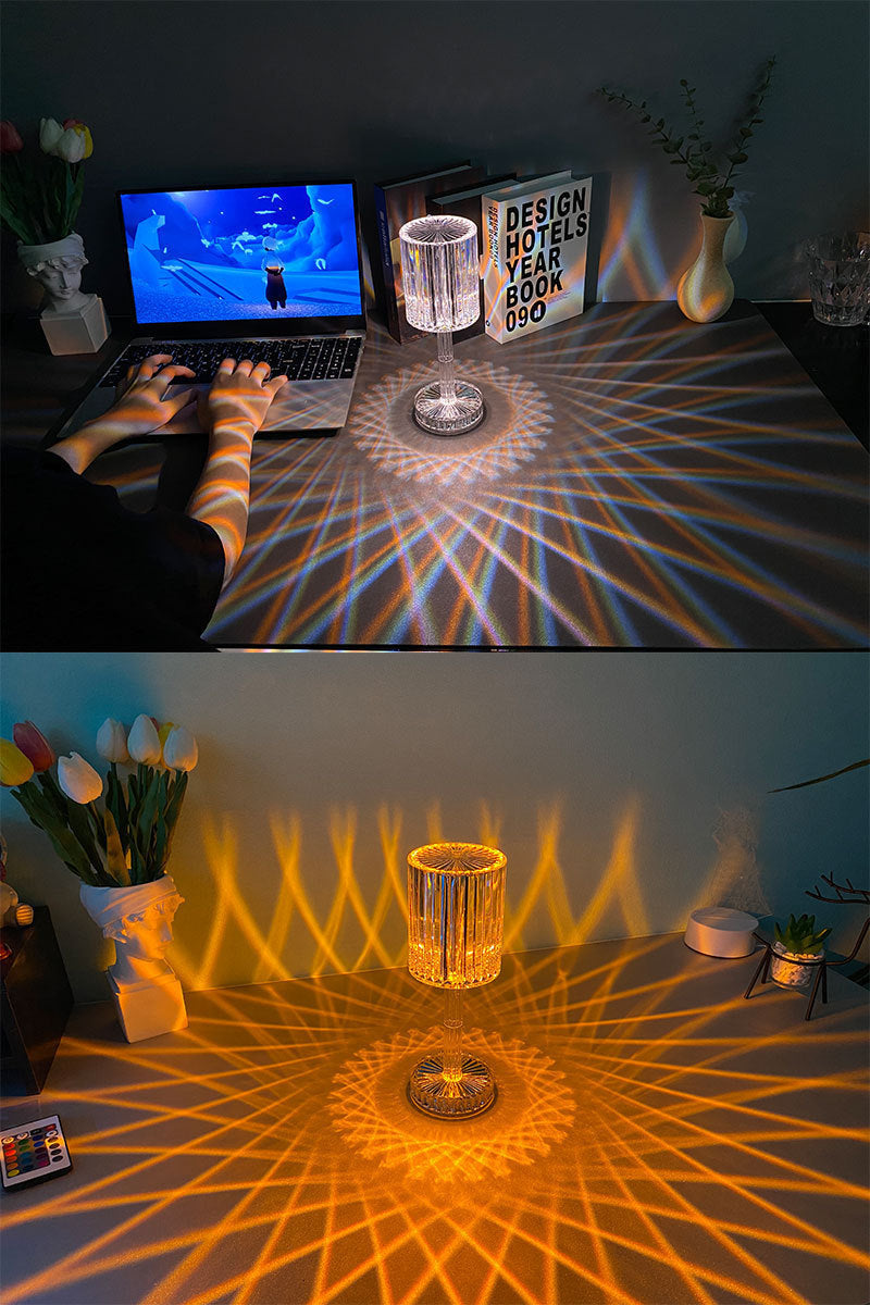 16 Color Touch Remote Table Lamps Crystal Lamp