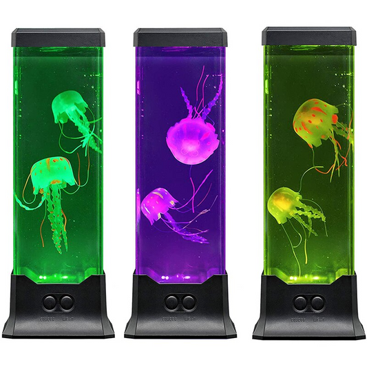 Electric Jellyfish Night Light Home Office Room Desk