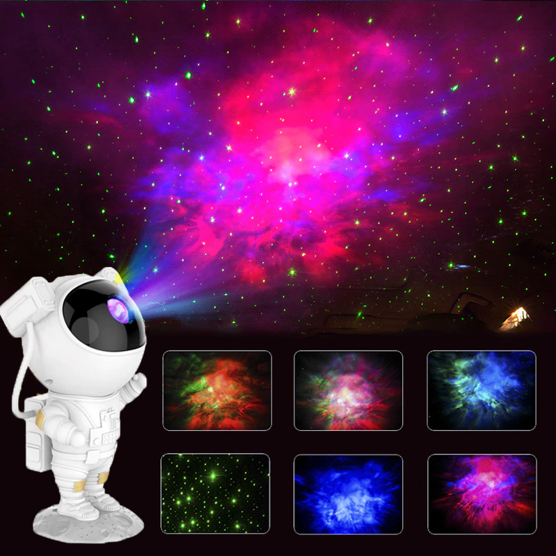 2022NEW Astronaut Projector Starry Sky Galaxy Stars Projector Night Light LED Lamp