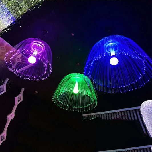 80CM Fiber Optic ceiling Jellyfish Christmas String Light