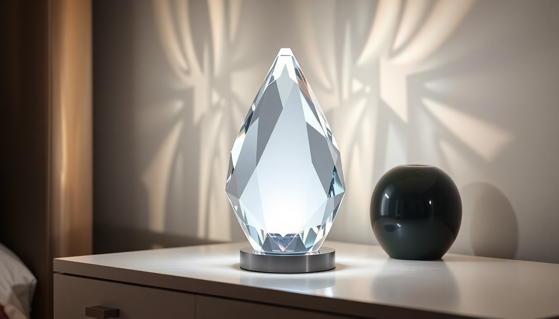 Elevate Your Home Decor with the Captivating Crystal Diamond Table Lamp