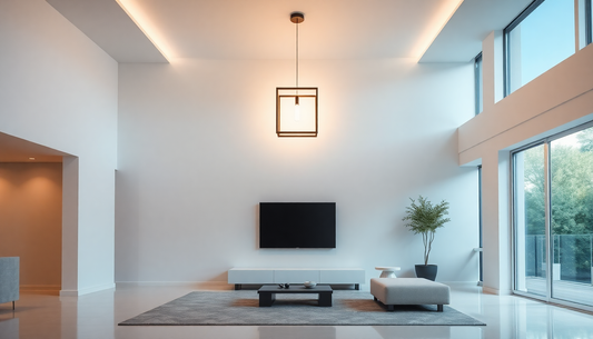 Elevate Your Living Room with the Mesmerizing Glow of a Modern Minimalist Background Wall Modeling Lamp