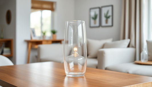 Elevate Your Living Space with the Simple Glass Table Lamp: A Nordic Design Masterpiece