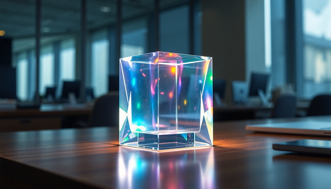 Illuminate Your Space with the Mesmerizing 3D Crystal Cube Night Lamp