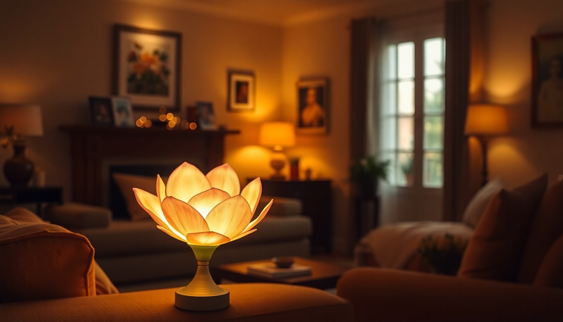 Elevate Your Home Decor with the Captivating LED Carnation Small Night Lamp