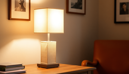 Elevate Your Home with the Luminous Allure of Square Linen Table Lamps