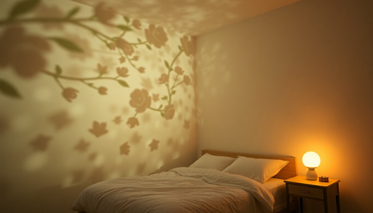 Illuminate Your Space with the Enchanting Rose Light and Shadow Projector