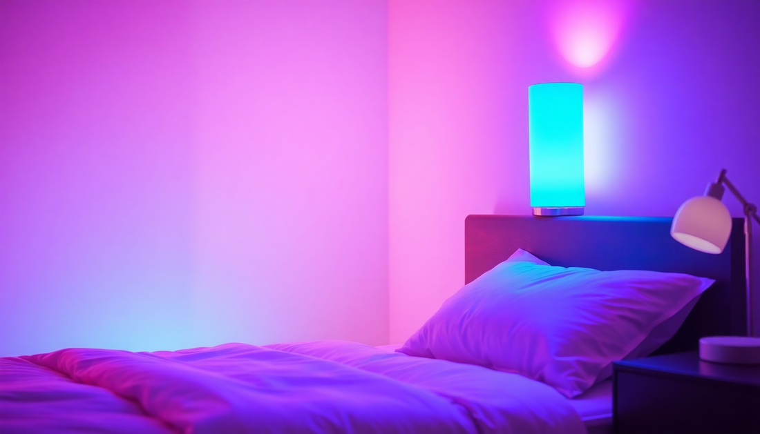 Elevate Your Home Ambiance with the LED Colorful Atmosphere Light Bedside Lamp