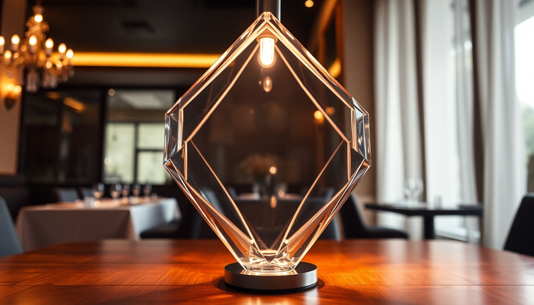 Illuminate Your Space with the Mesmerizing Diamond Crystal Lamp