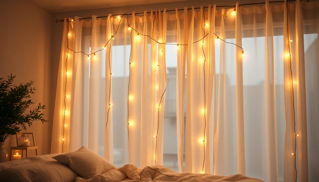 Elevate Your Bedroom Ambiance with LED Curtain Lights