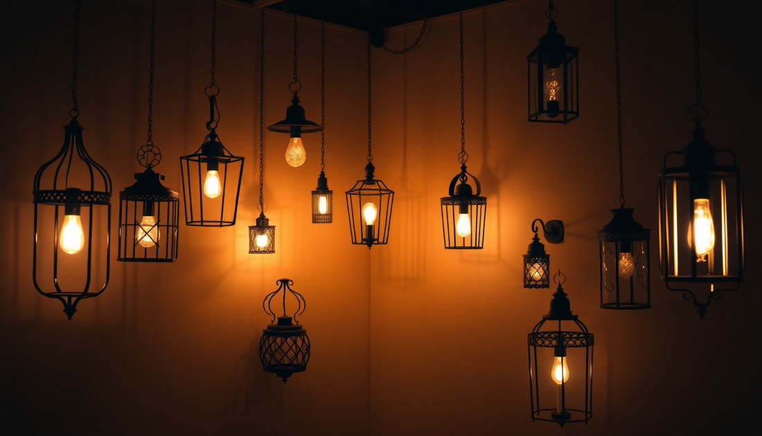 Illuminate Your Home with the Best Lamps Online: Discover the Charm of Wrought Iron Small Lamps and Lanterns