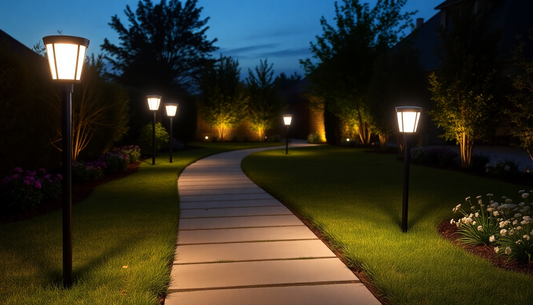 Illuminate Your Outdoor Spaces with the 8 Pack Outdoor Solar Pathway Lights