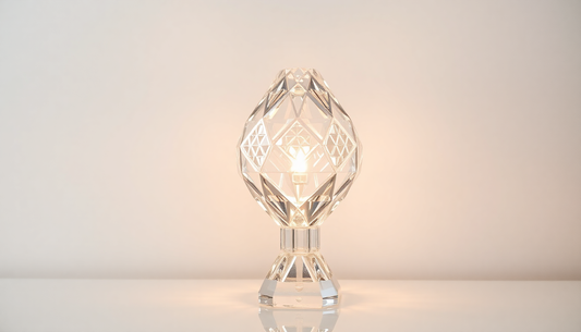 Illuminate Your Space with the Dazzling Diamond Lamp Crystal Lamp