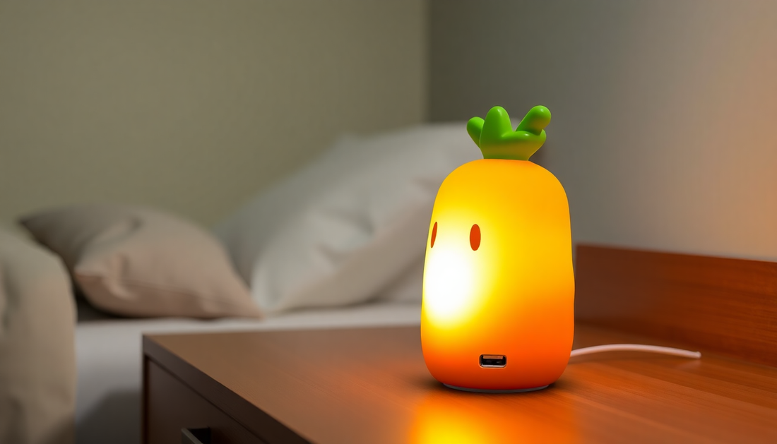 Illuminate Your Space with the Enchanting Carrot Desk Lamp from Lamp Jellyfish