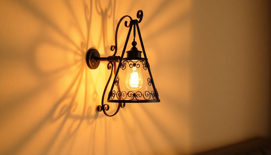 Illuminate Your Home with the Best Lamps Online: Discover the Allure of Wrought Iron Triangle Wall Lamps and More