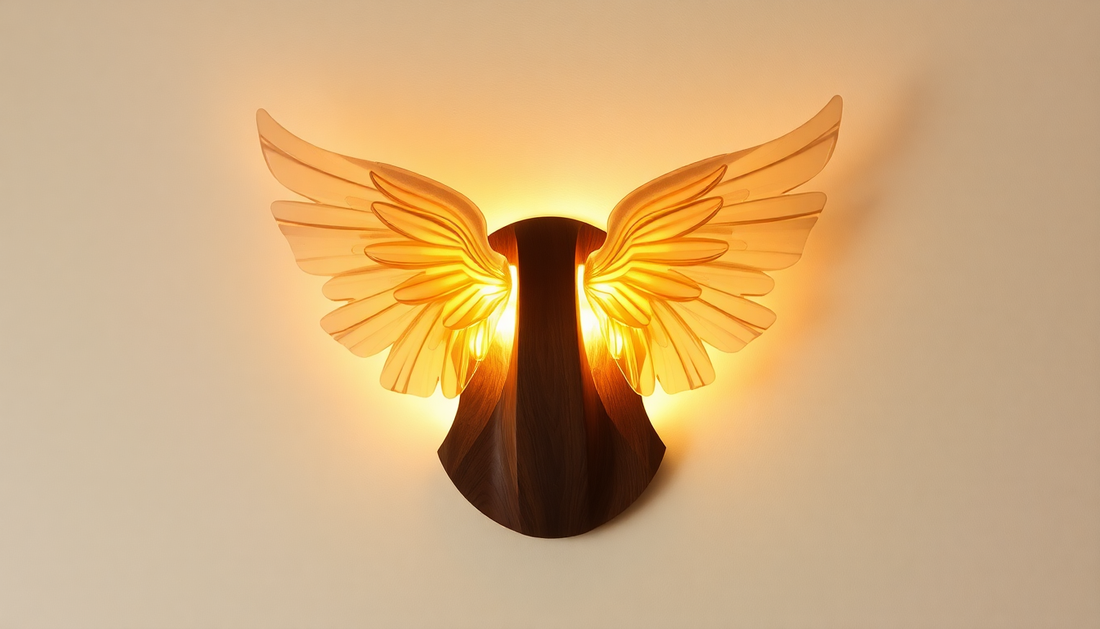 Illuminate Your Home with the Best Lamps Online: Discover the Copper Walnut Angel Resin LED Wall Lamp and More at Lamp Jellyfish