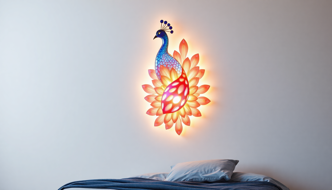 Elevate Your Home Decor with the Mesmerizing Peacocks Wall Lamp