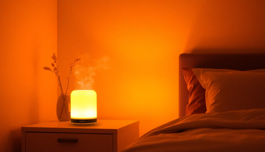 Elevate Your Space with the 2-in-1 Mini Wireless Sunset Lamp Air Humidifier