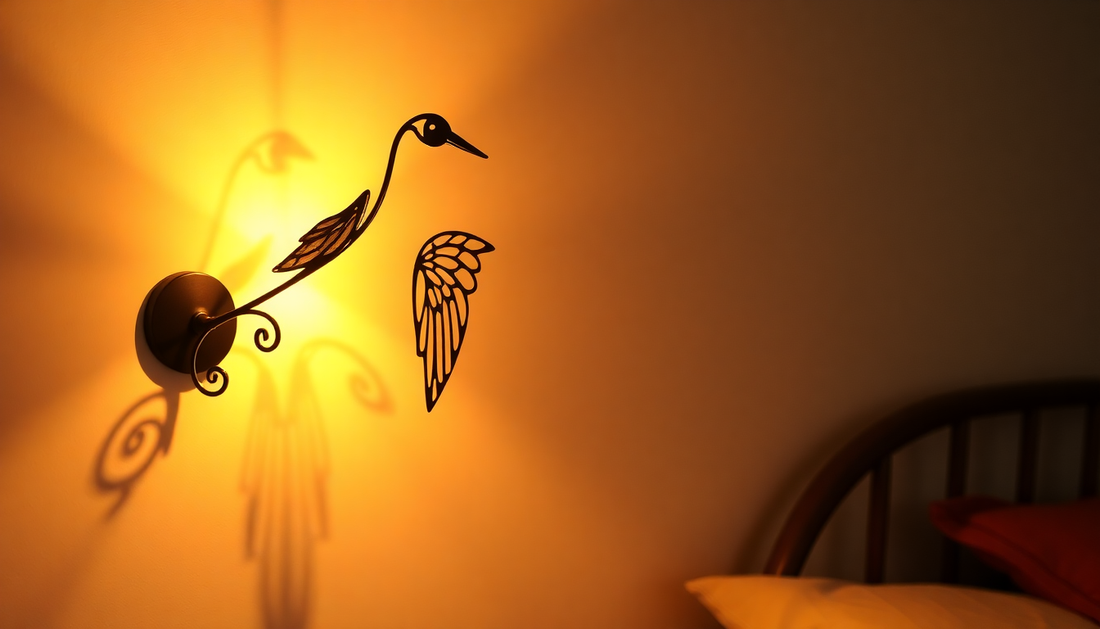 Elevate Your Space with the Captivating Bird-shaped Wall Lamp