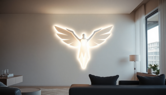 Elevate Your Living Space with the Captivating Angel Bird Wall Lamp