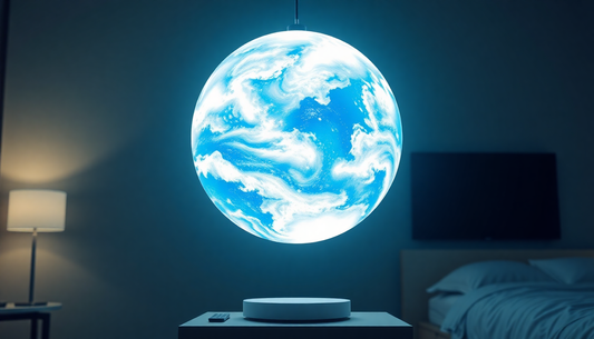 Elevate Your Bedroom Ambiance with the Mesmerizing LED USB Star Galaxy Moon Lamp