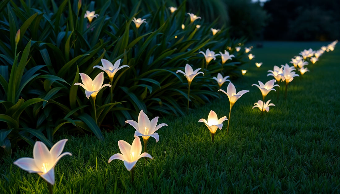 Illuminate Your Garden with the Mesmerizing Solar Lily Flower Lights