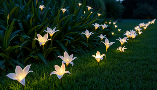 Illuminate Your Garden with the Mesmerizing Solar Lily Flower Lights