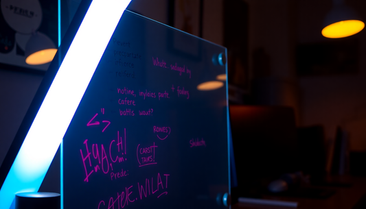 Illuminate Your Space with a Captivating DIY Memo Acrylic Message Board Lamp