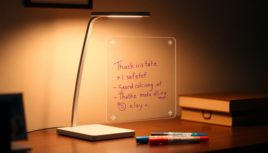 Unleash Your Creativity with the Acrylic DIY Note Board LED Night Light